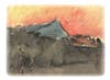 La Sainte-Victoire au coucher du soleil 1916